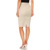 imageHybrid ampamp Company Womens Super Comfy Ultra Stretch Skirt Knee Length with PocketsSk44876stone