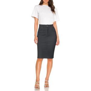 imageHybrid ampamp Company Womens Super Comfy Ultra Stretch Skirt Knee Length with PocketsSk44876charcoal