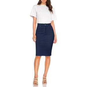 imageHybrid ampamp Company Womens Super Comfy Ultra Stretch Skirt Knee Length with PocketsSk44876navy