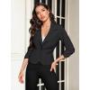 imageHybrid ampamp Company Women Super Comfy Ponte Office BlazerPremium Pontycharcoal