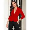 imageHybrid ampamp Company Women Super Comfy Ponte Office BlazerPremium Pontyred