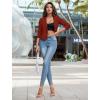 imageHybrid ampamp Company Women Super Comfy Ponte Office BlazerPremium Pontyrust