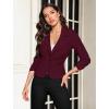 imageHybrid ampamp Company Women Super Comfy Ponte Office BlazerPremium Pontywine