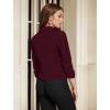 imageHybrid ampamp Company Women Super Comfy Ponte Office BlazerPremium Pontywine