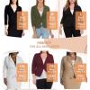 imageHybrid ampamp Company Women Super Comfy Ponte Office BlazerSlpblk