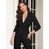 imageHybrid ampamp Company Women Super Comfy Ponte Office BlazerSlpblk