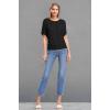 imageHybrid ampamp Company Womens Super Comfy Boat Neck Dolman Top ShirtBlack