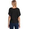 imageHybrid ampamp Company Womens Super Comfy Boat Neck Dolman Top ShirtBlack