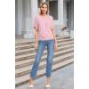 imageHybrid ampamp Company Womens Super Comfy Boat Neck Dolman Top ShirtBlush