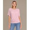 imageHybrid ampamp Company Womens Super Comfy Boat Neck Dolman Top ShirtBlush