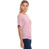 imageHybrid ampamp Company Womens Super Comfy Boat Neck Dolman Top ShirtBlush