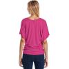 imageHybrid ampamp Company Womens Super Comfy Boat Neck Dolman Top ShirtFuchsia