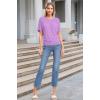 imageHybrid ampamp Company Womens Super Comfy Boat Neck Dolman Top ShirtLilac