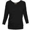 imageHybrid ampamp Company Womens Super Comfy Boat Neck Dolman Top ShirtLong Sleeveblack