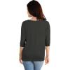 imageHybrid ampamp Company Womens Super Comfy Boat Neck Dolman Top ShirtLong Sleevechr