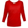 imageHybrid ampamp Company Womens Super Comfy Boat Neck Dolman Top ShirtLong Sleevered