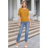 imageHybrid ampamp Company Womens Super Comfy Boat Neck Dolman Top ShirtMustard