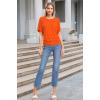 imageHybrid ampamp Company Womens Super Comfy Boat Neck Dolman Top ShirtOrange