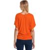 imageHybrid ampamp Company Womens Super Comfy Boat Neck Dolman Top ShirtOrange