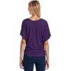 imageHybrid ampamp Company Womens Super Comfy Boat Neck Dolman Top ShirtPurple