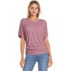 imageHybrid ampamp Company Womens Super Comfy Boat Neck Dolman Top ShirtRose