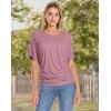 imageHybrid ampamp Company Womens Super Comfy Boat Neck Dolman Top ShirtRose