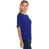 imageHybrid ampamp Company Womens Super Comfy Boat Neck Dolman Top ShirtRoyal