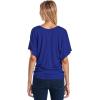 imageHybrid ampamp Company Womens Super Comfy Boat Neck Dolman Top ShirtRoyal
