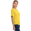 imageHybrid ampamp Company Womens Super Comfy Boat Neck Dolman Top ShirtYellow