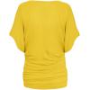 imageHybrid ampamp Company Womens Super Comfy Boat Neck Dolman Top ShirtYellow