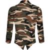 imageHybrid ampamp Company Womens Casual Work Office Blazer Jacket Open Front Shawl with 34 Scrunch Sleeves10188camouflage