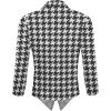 imageHybrid ampamp Company Womens Casual Work Office Blazer Jacket Open Front Shawl with 34 Scrunch Sleeves10280blackWhit