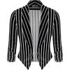 imageHybrid ampamp Company Womens Casual Work Office Blazer Jacket Open Front Shawl with 34 Scrunch Sleeves10827blackIvor