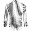 imageHybrid ampamp Company Womens Casual Work Office Blazer Jacket Open Front Shawl with 34 Scrunch Sleeves10827ivoryBlac