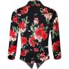 imageHybrid ampamp Company Womens Casual Work Office Blazer Jacket Open Front Shawl with 34 Scrunch Sleeves10963blackMult
