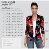 imageHybrid ampamp Company Womens Casual Work Office Blazer Jacket Open Front Shawl with 34 Scrunch Sleeves10963blackMult