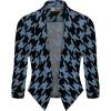 imageHybrid ampamp Company Womens Casual Work Office Blazer Jacket Open Front Shawl with 34 Scrunch Sleeves11394blkblu