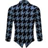 imageHybrid ampamp Company Womens Casual Work Office Blazer Jacket Open Front Shawl with 34 Scrunch Sleeves11394blkblu
