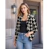 imageHybrid ampamp Company Womens Casual Work Office Blazer Jacket Open Front Shawl with 34 Scrunch Sleeves11394blkivo