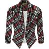 imageHybrid ampamp Company Womens Casual Work Office Blazer Jacket Open Front Shawl with 34 Scrunch Sleeves462059redmul