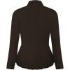 imageHybrid ampamp Company Womens Casual Work Office Elegant Open Front Premium Nylon Blazer JacketJk1135brown