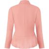 imageHybrid ampamp Company Womens Casual Work Office Elegant Open Front Premium Nylon Blazer JacketJk1135light Cora