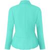 imageHybrid ampamp Company Womens Casual Work Office Elegant Open Front Premium Nylon Blazer JacketJk1135mint