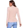 imageHybrid ampamp Company Womens Casual Work Office Elegant Open Front Premium Nylon Blazer JacketJk1135peach