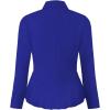 imageHybrid ampamp Company Womens Casual Work Office Elegant Open Front Premium Nylon Blazer JacketJk1135royal