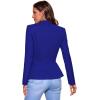 imageHybrid ampamp Company Womens Casual Work Office Elegant Open Front Premium Nylon Blazer JacketJk1135royal