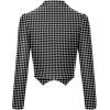 imageHybrid ampamp Company Womens Fashion Military Crop Premium Ultra Stretch GoldSliver Zip Up Dressy Blazer Jacket10573blkivo