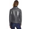 imageOlivia Miller Womens Faux Leather Moto Biker Jacket Long Sleeve Zip JacketJk5208gray