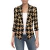 imageHybrid ampamp Company Womens Casual Work Office Blazer Jacket Open Front Shawl with 34 Scrunch Sleeves11394blktau