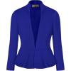imageHybrid ampamp Company Womens Casual Work Office Elegant Open Front Premium Nylon Blazer JacketJk1135royal